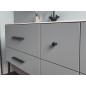 S 872-24 PB12 Buton negru mat